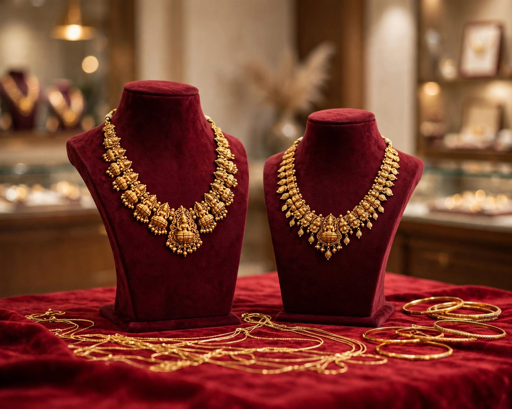 Gold Necklaces & Chains