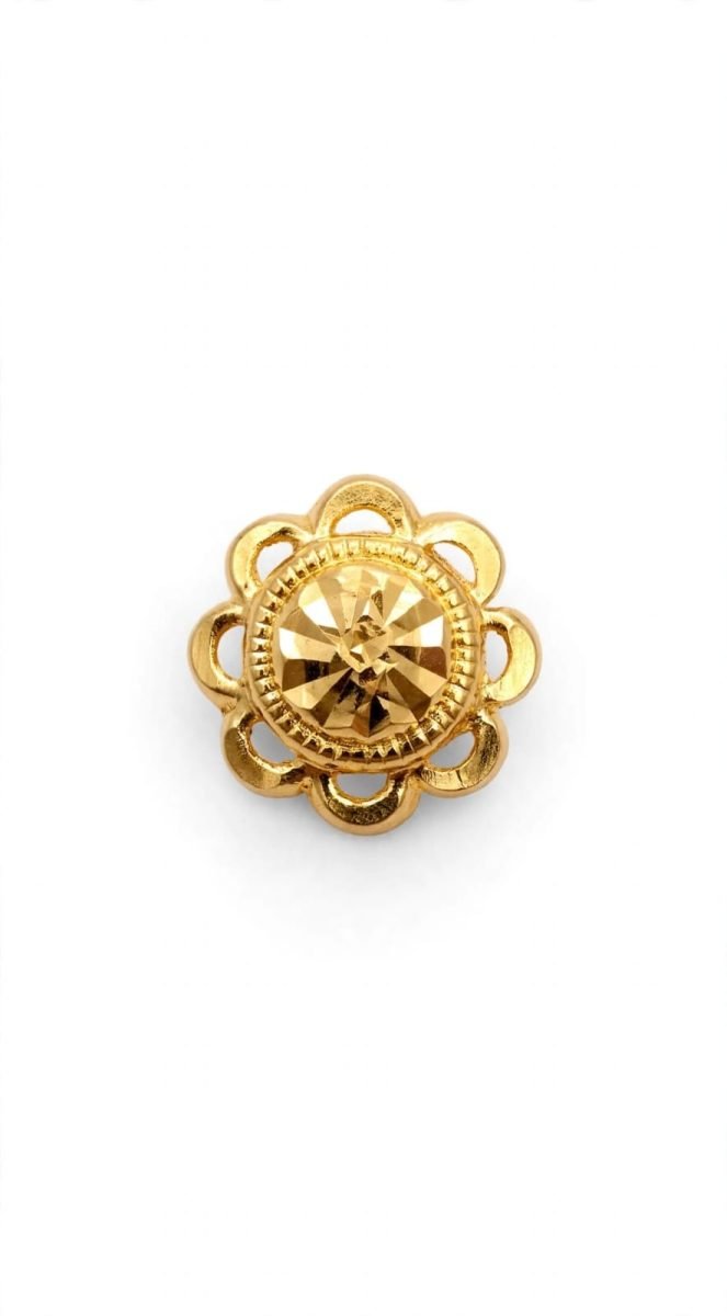 Radiant Floral Gold Ring