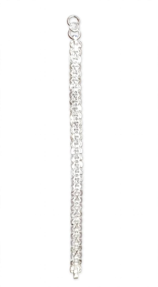 Classic Interlinked Silver Bracelet