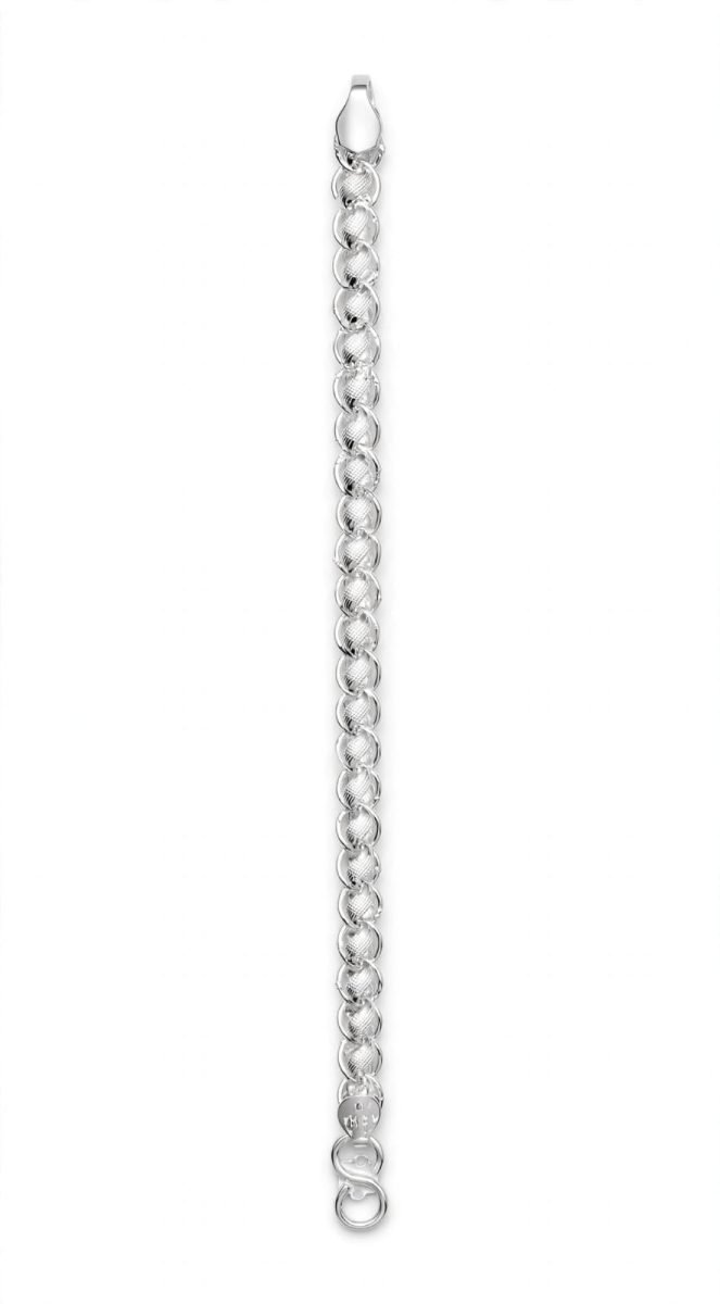 Radiant Interlinked Silver Bracelet