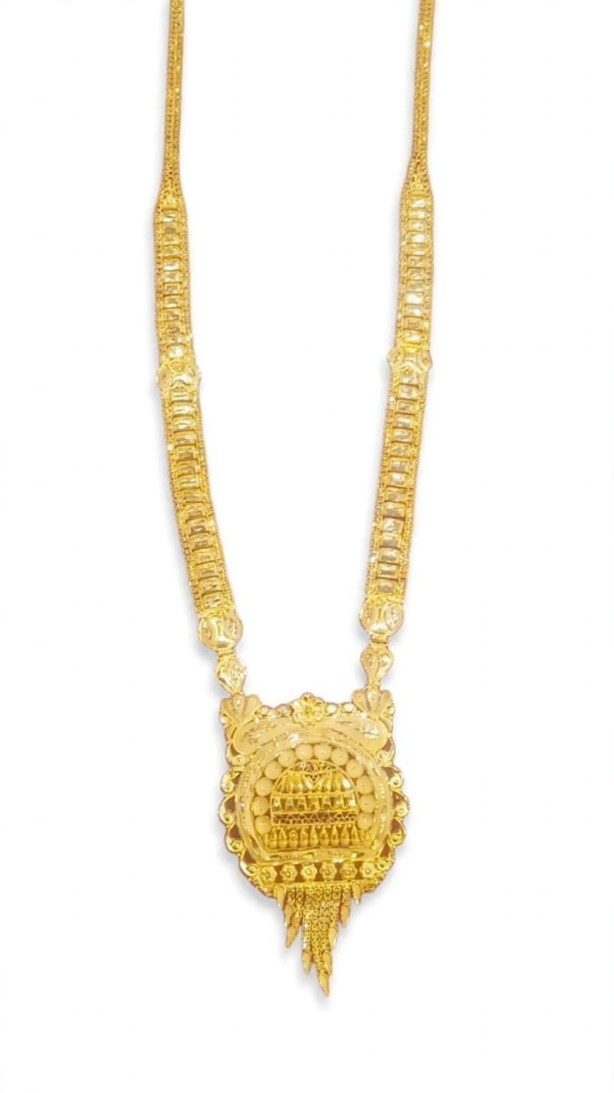 Royal Filigree Gold Rani Haar Long Necklace