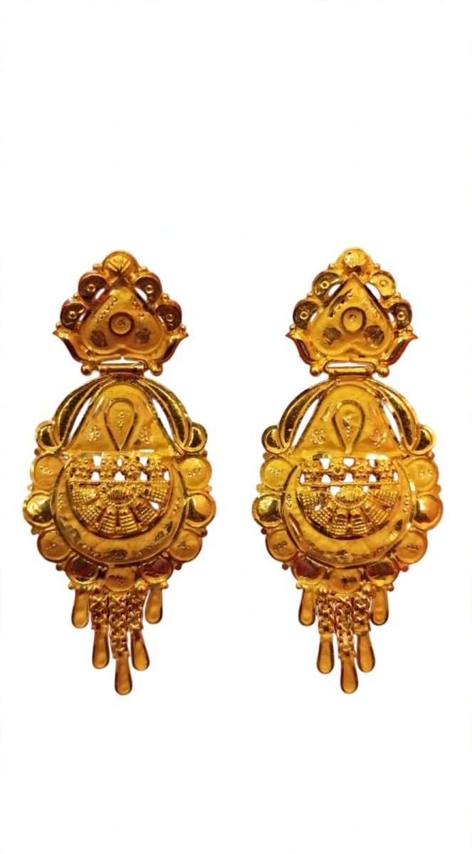 Royal Heritage Gold Jhumpa Earrings