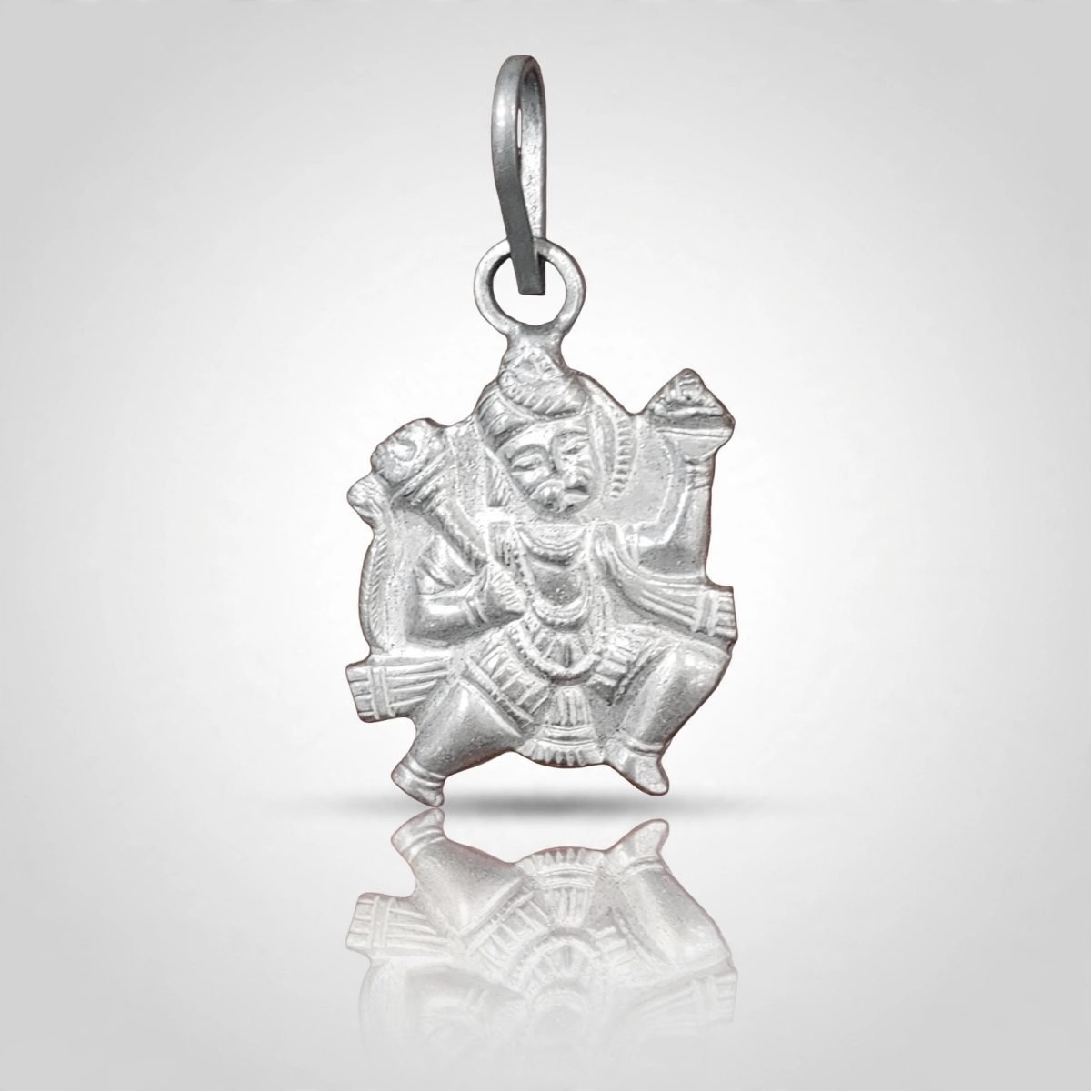 Silver Lord Hanuman / Bajrangbali Silver Pendant