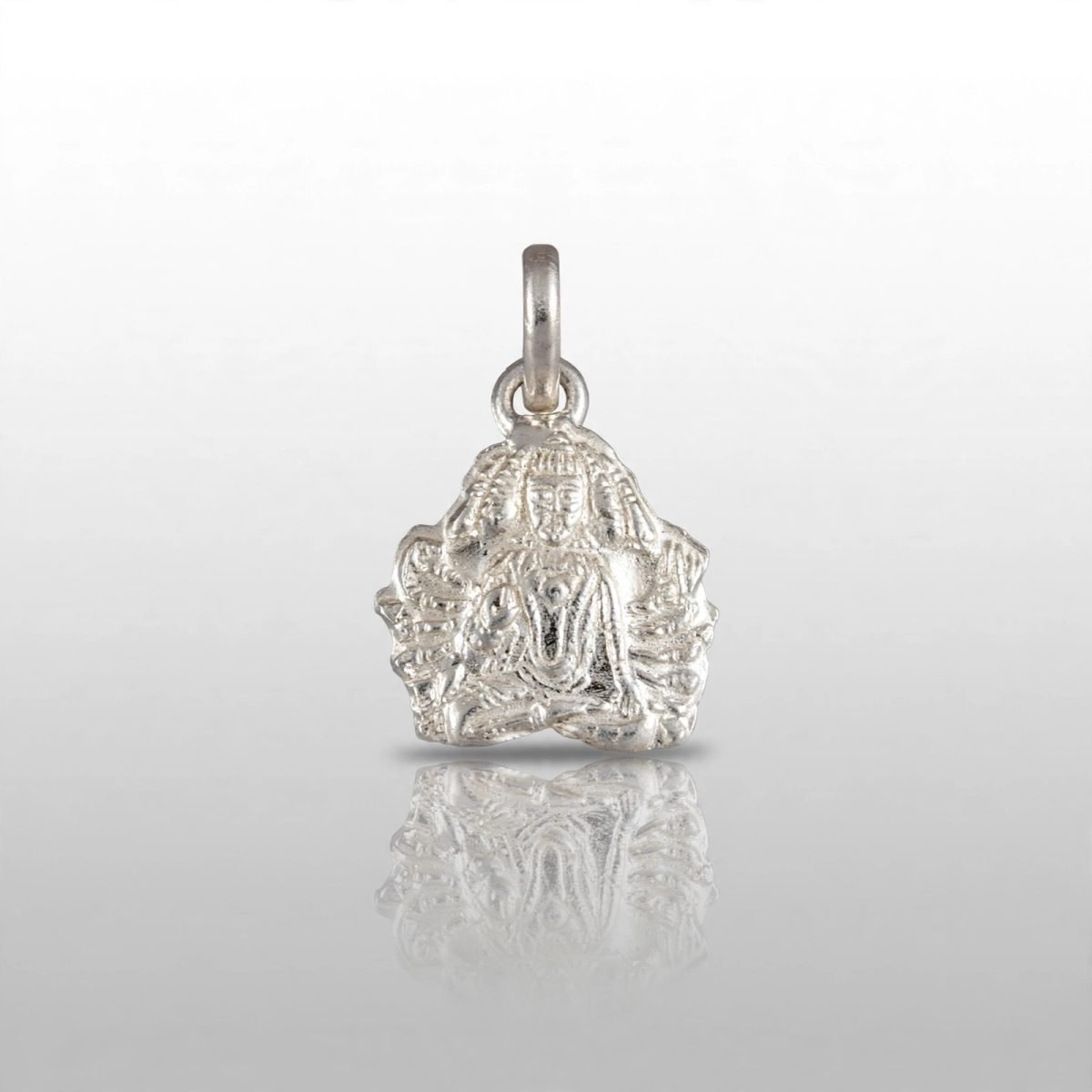 Divine Silver Panchamukhi Hanuman Pendant