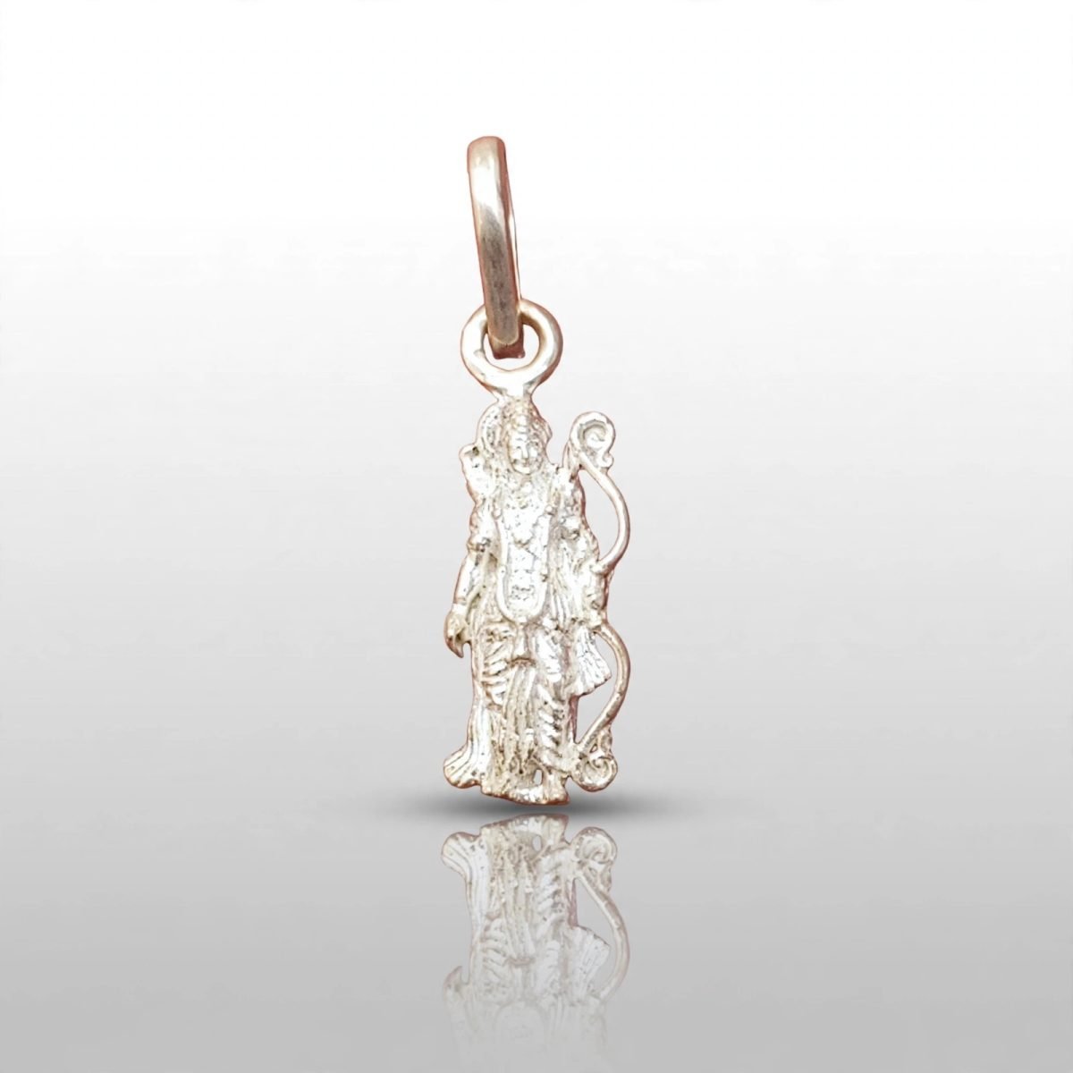 ​Divine Silver Lord Ram / Dhanush Ram Pendant