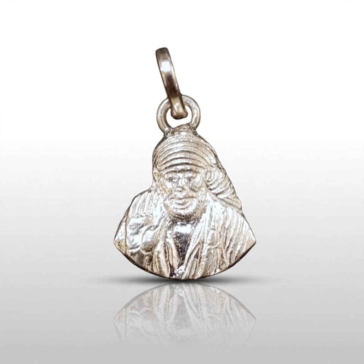 Sterling Silver Sai Baba Devotional Pendant