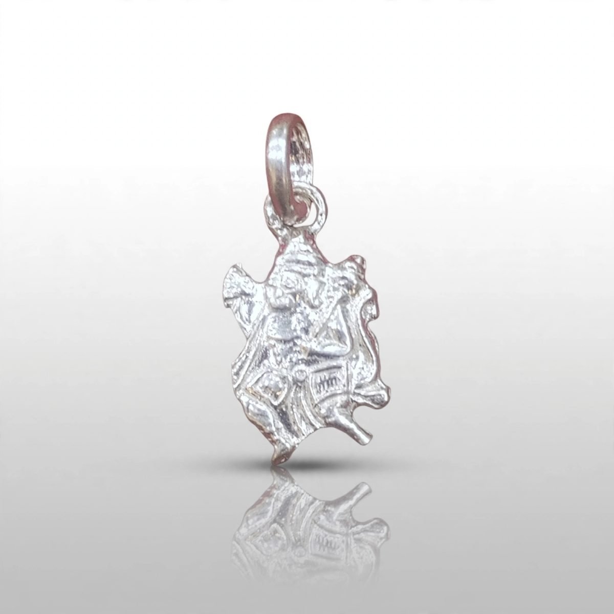 Divine Silver Lord Hanuman Pendant