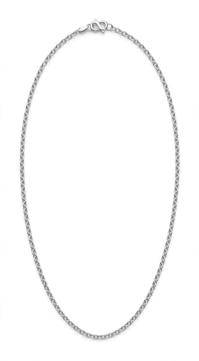 Classic Silver Link Chain Necklace