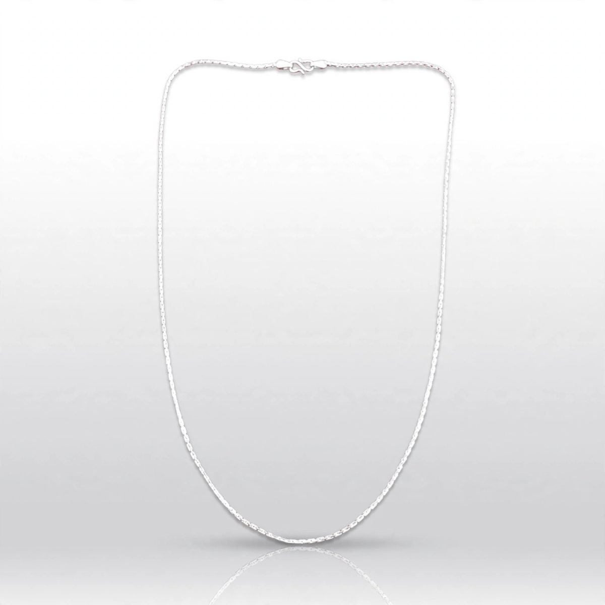 Sterling Silver Woven Popcorn Chain
