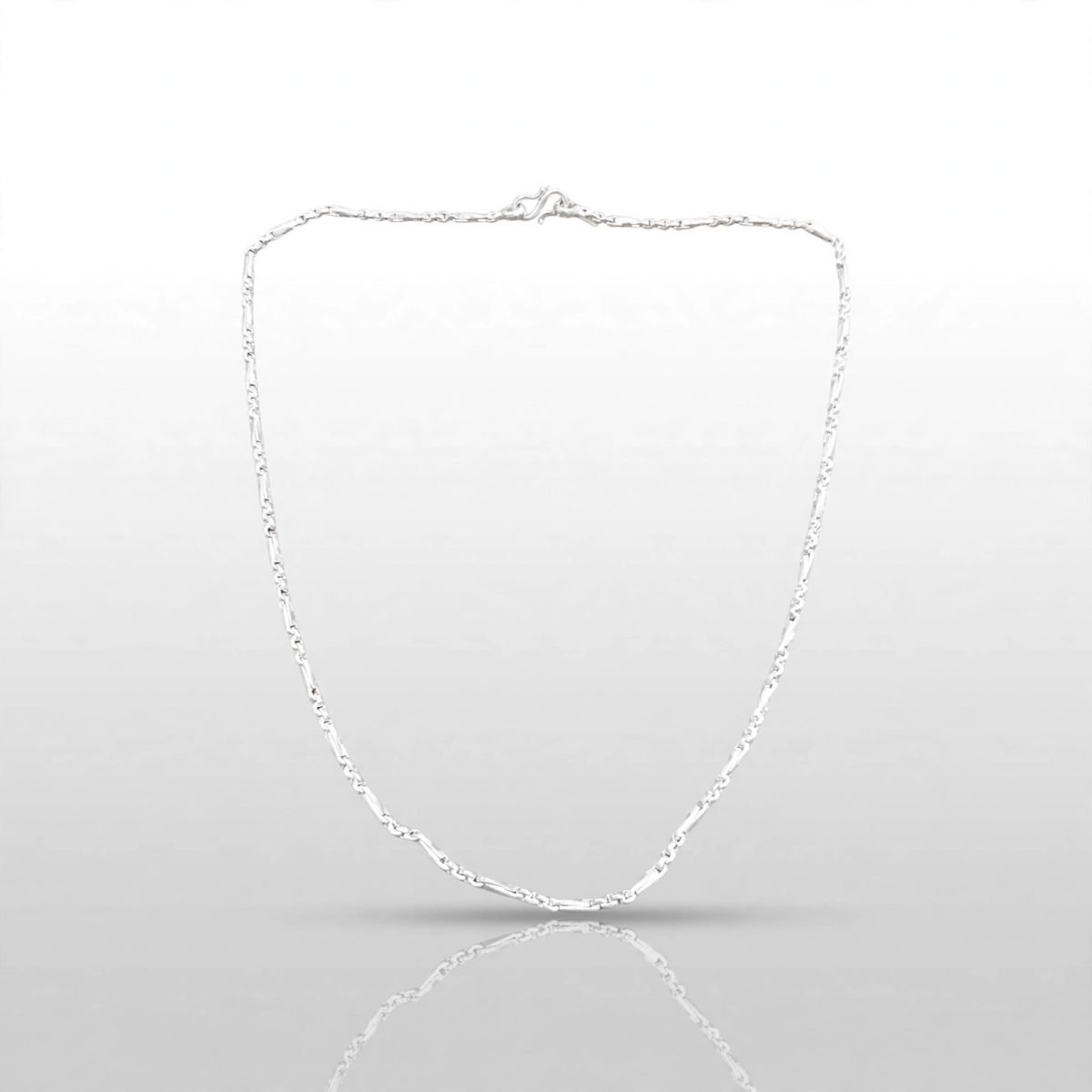 Sterling Silver Figaro / Bar Link Chain Necklace