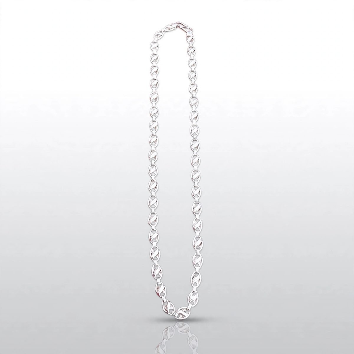 Sterling Silver Diamond-Cut Mariner / Gucci Link Chain